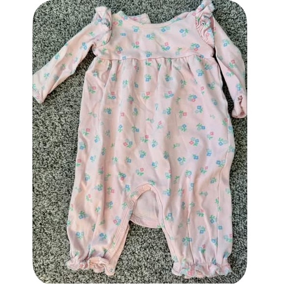 The Beaufort Bonnet Company Other - Adorable Pink Baby Romper Tbbc